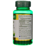 Étiquette Nature's Bounty Ginkgo Biloba lisible avec conseils d’utilisation