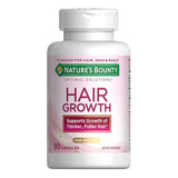 Nature's Bounty Hair Growth – flacon et date de péremption visibles.