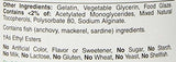 Nature's Bounty huile poisson 1400 mg - étiquette: informations claires et faciles à lire.