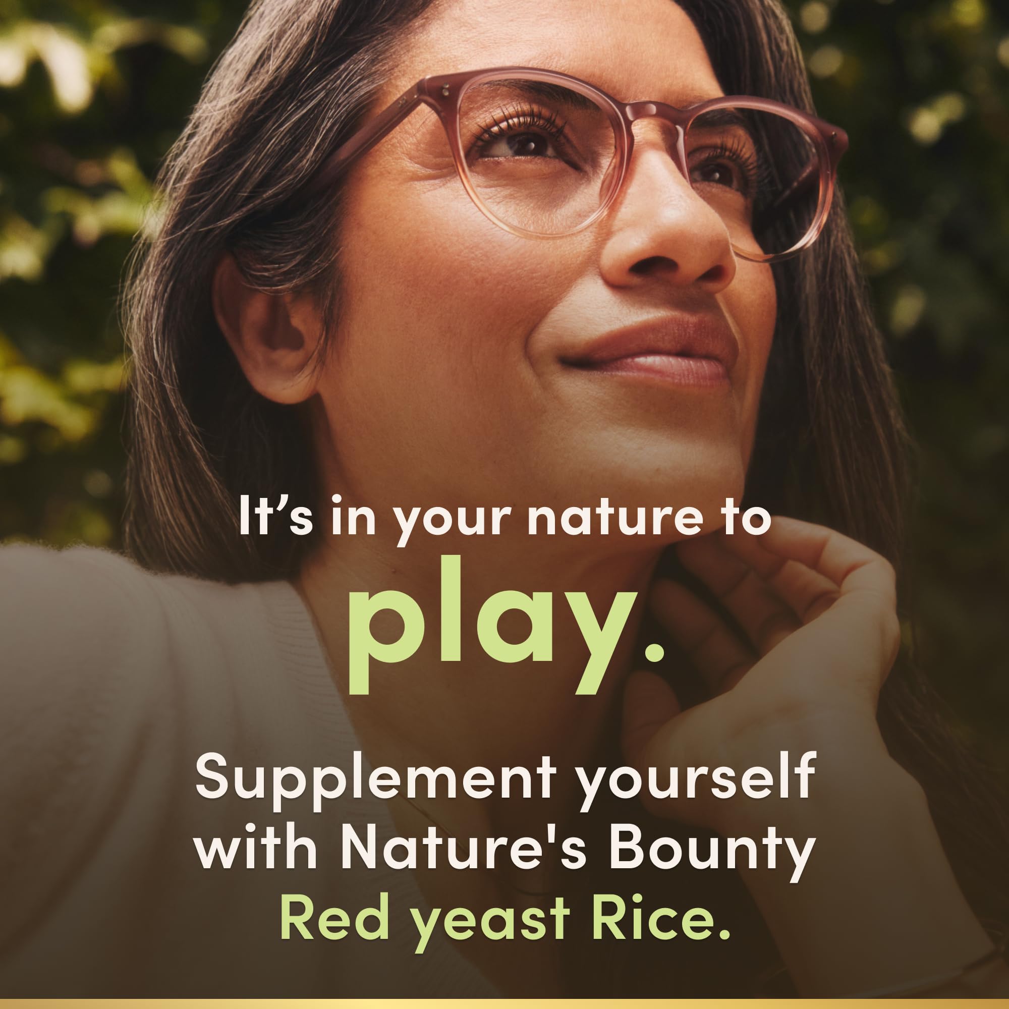 Nature's Bounty flacon et fiche produit, démontrant contrôle qualité américain.