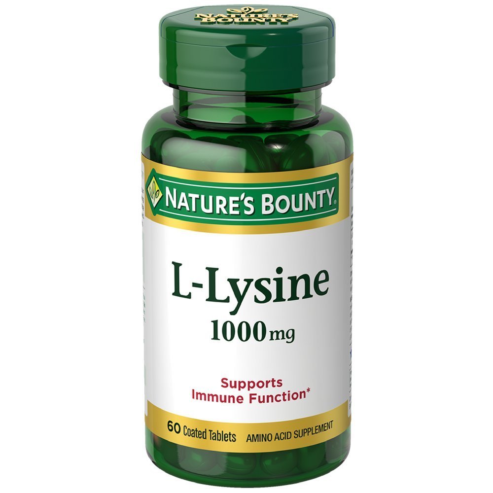 Nature's Bounty L-Lysine tablettes 1000 mg - soutien potentiel des tissus et de l'immunité.