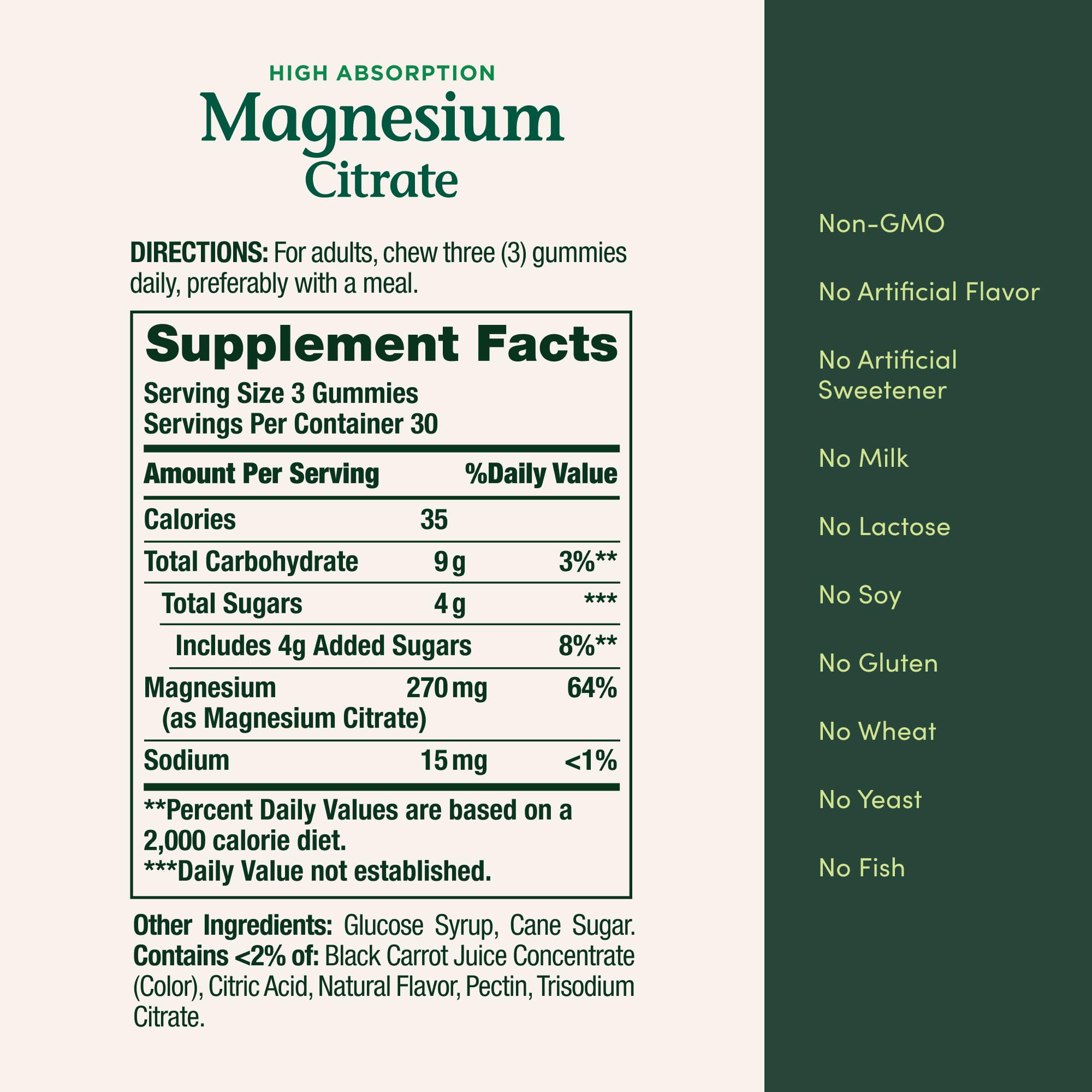 Nature’s Bounty Magnésium Citrate Gommes : intégration facile dans votre routine quotidienne.