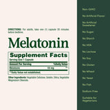 Nature's Bounty Mélatonine 10 mg, rituel doux pour favoriser le sommeil