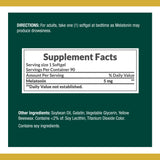 Nature's Bounty Mélatonine – Comprimés 5 mg pour faciliter l'endormissement.