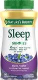 Nature's Bounty mélatonine-gummies bleu : boîte prête à l’emploi pour le sommeil