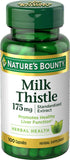Nature's Bounty Milk Thistle – bouteille, soutien potentiel au bien-être général.
