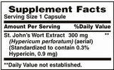 Nature's Bounty Millepertuis 300 mg, emballage boîte carton, pratique pour l'utilisation quotidienne