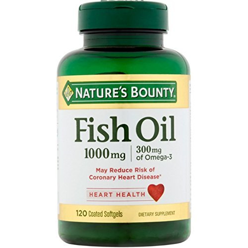 Nature's Bounty Omega-3, gélules sans odeur en bouteille, soutien du bien-être quotidien