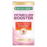 Nature’s Bounty Optimal Solutions Metabolism Booster — bouteille visible et épurée, présentation du produit.