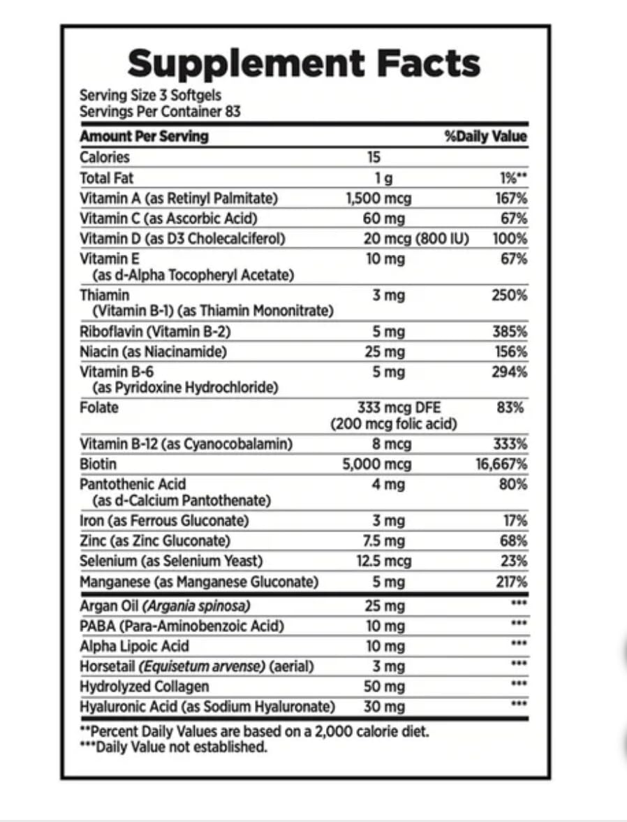 Nature's Bounty peau luminosite — teint plus radieux grâce à une nutrition ciblée