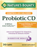 Nature's Bounty Probiotic—bouteille à livraison contrôlée pour l'équilibre intestinal