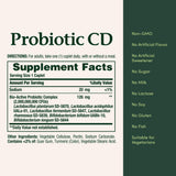 Nature's Bounty Probiotic—formulation végétarienne adaptée à divers régimes alimentaires