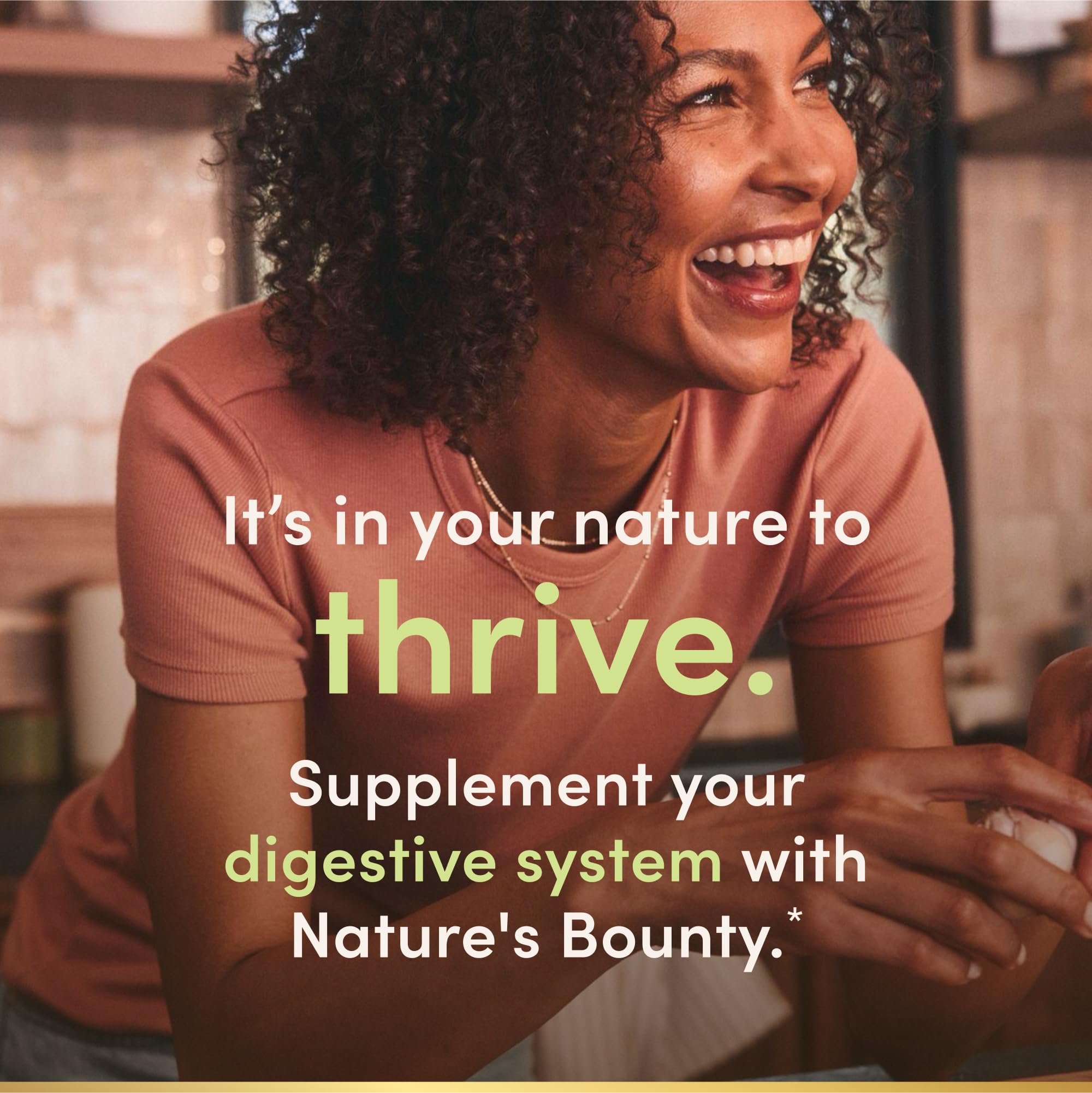 Nature's Bounty Probiotic GX – fermeture sécurisée: conserve les cultures vivantes.
