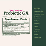 Nature's Bounty Probiotic GX – visuel digestion: soutien possible de la fonction intestinale.