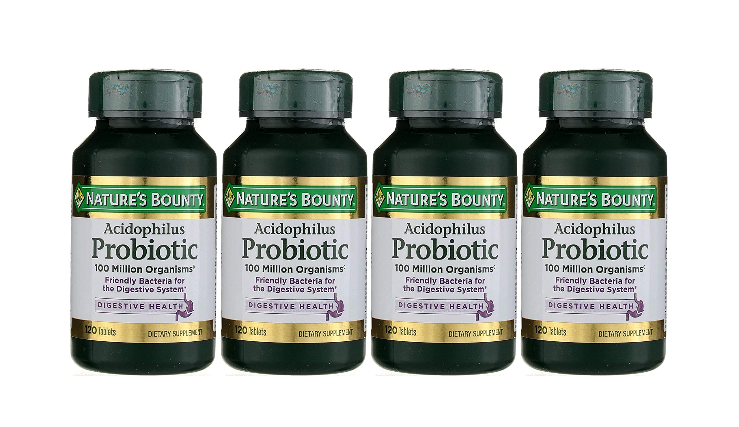 Nature's Bounty Acidophilus Probiotics : bouteille pour le soutien digestif quotidien