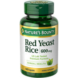 Nature's Bounty riz levure rouge 600 mg — complément pratique au quotidien