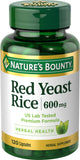 Nature's Bounty riz rouge de levure – emballage pratique pour routine quotidienne