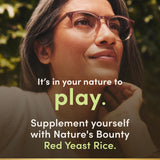 Nature's Bounty riz rouge de levure – source Monascus purpureus naturelle