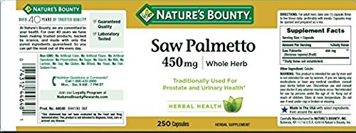 Nature's Bounty Saw Palmetto, lot de 2 boîtes: pratique et facile à intégrer.