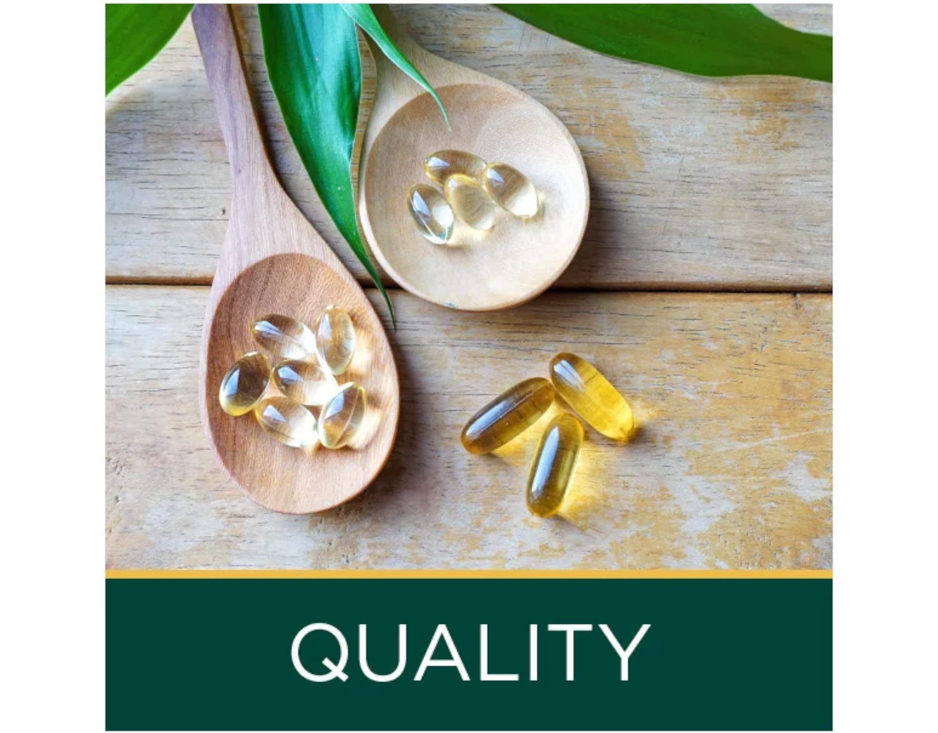 Nature's Bounty E-400IU D-Alpha, gélules visibles prêtes à être avalées