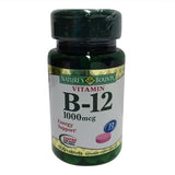 Nature's Bounty Vitamine B-12 1000 mcg, emballage pratique, énergie durable.