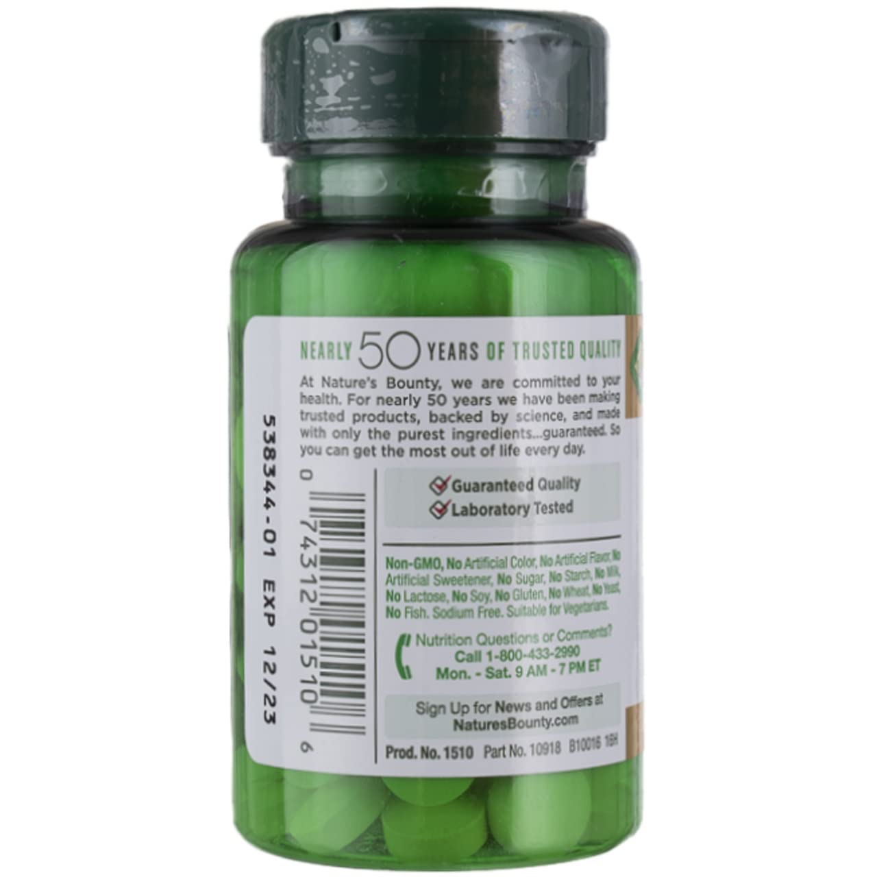 Nature's Bounty Vitamine C 500 mg – tablettes faciles à emporter, routine santé pratique