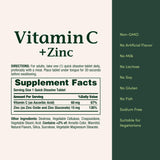 Nature's Bounty Vitamin C + Zinc : comprimés sans gluten et sans OGM, choix sûr.