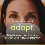 Nature's Bounty Vitamin C + Zinc : tablette prête à être prise avec de l'eau.