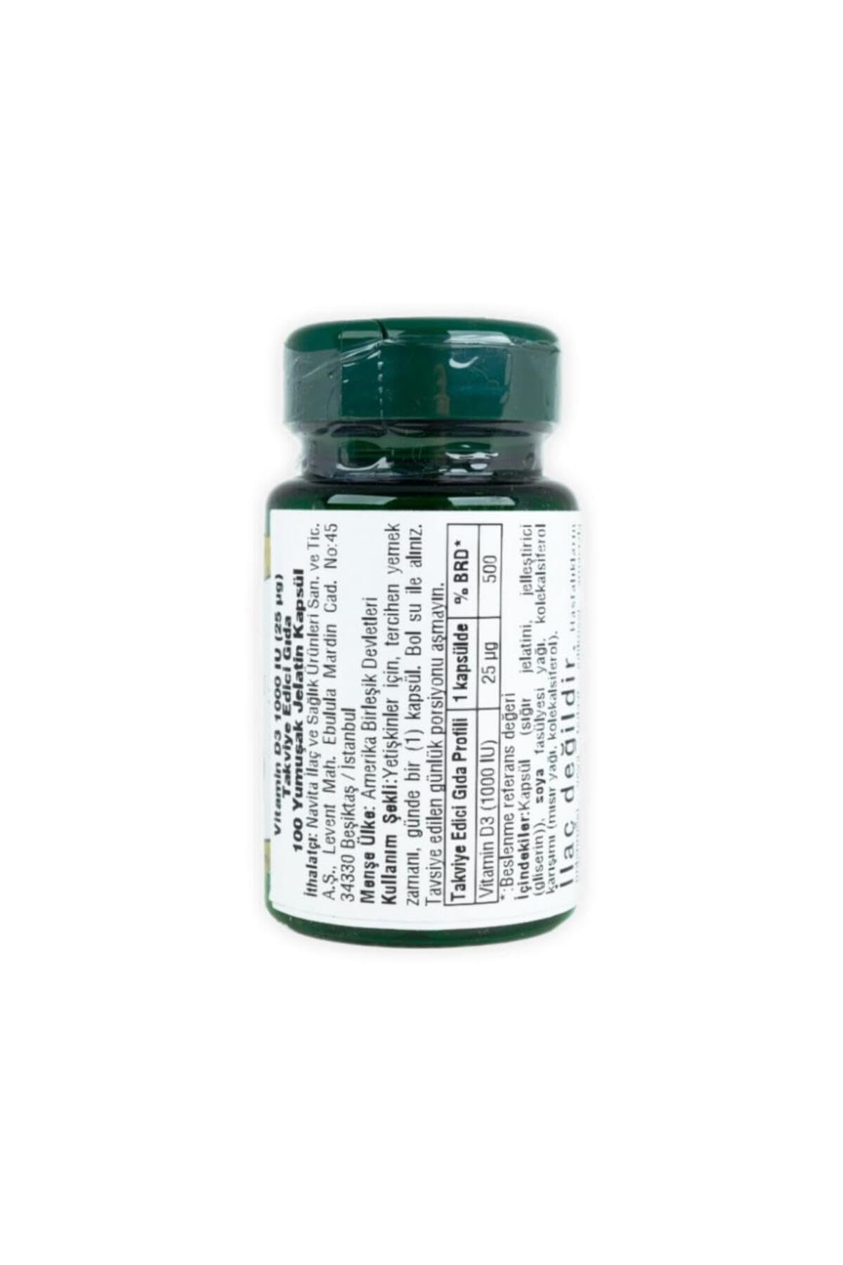 Nature's Bounty Vitamine D3 – prise facile à tenir dans la routine quotidienne.