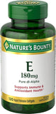 Nature's Bounty vitamine E 400 UI softgels — bouteille pratique et gélules faciles à avaler