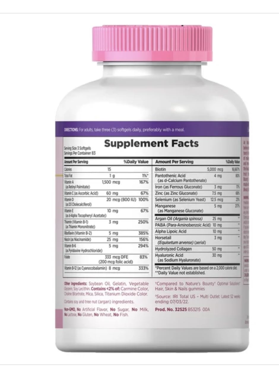 Nature's Bounty vitamines C et E — antioxydants utiles pour cheveux et peau sains