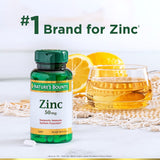 Nature's Bounty zinc 50 mg – pack de 2 pour une routine pratique
