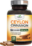 Nature's Choice cannelle Ceylon – bouteille et capsules visibles, antioxydant potentiel au quotidien.