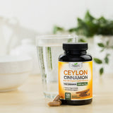 Nature's Choice cannelle Ceylon – emballage sans gluten et capsules pratiques.