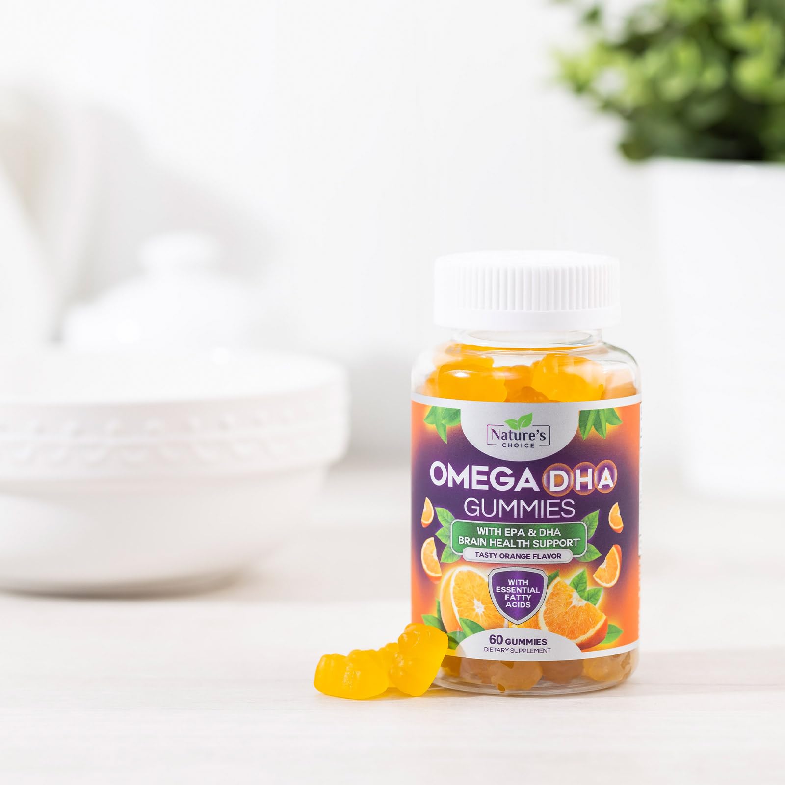 Nature's Choice Gommes Omega 3 triple-force pour votre supplément quotidien.