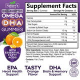 Nature's Choice Gommes Omega 3 triple-force avec DHA et EPA pour les articulations.