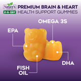 Nature's Choice Gommes Omega 3 haute absorption, meilleure assimilation des nutriments.