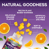 Nature's Choice Gommes Omega 3 texture gomme facile à mâcher.
