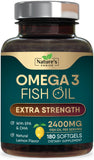 Nature's Choice Omega 3 – Bouteille de gélules, soutien potentiel pour le cœur et le cerveau.