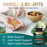 Nature's Choice Omega 3 – Sans gluten et Non-GMO, qualité américaine.