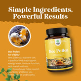 Natures Craft Boite Bee Pollen : emballage soigné prêt à l'emploi.