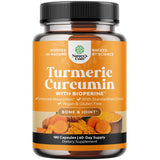 Bouteille Natures Craft avec curcuma et curcuminoïdes 95% pour mobilité.