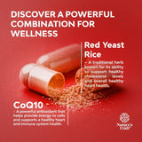Natures Craft capsules levure rouge riz CoQ10 – forme capsule et prise commode