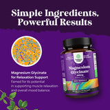 Capsules magnésium glycinate 400 mg de Natures Craft prêtes à consommer
