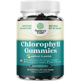 Gummies chlorophylle Natures Craft - bouteille, soutien detox et fraîcheur intérieure.