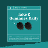 Usage quotidien des gummies chlorophylle Natures Craft sur plan de vie saine.