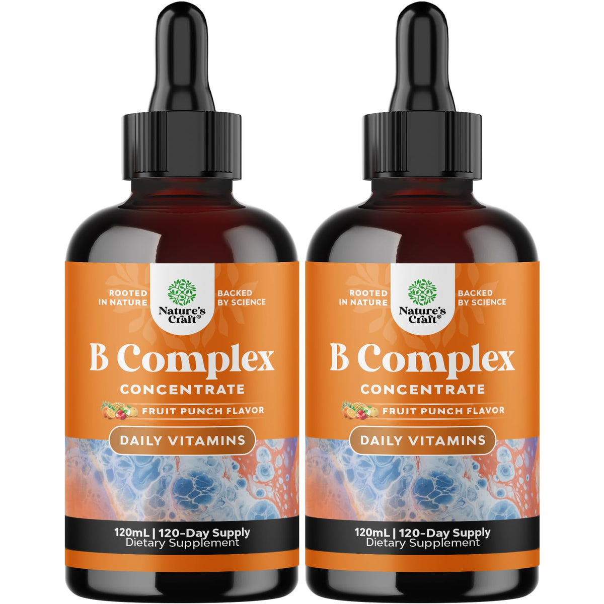 Natures Craft Complexe B Liquide végan – bouteille prête à consommer au quotidien