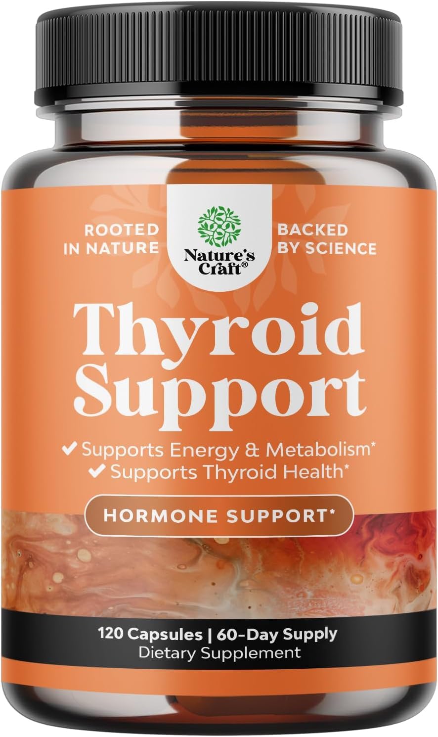 Natures Craft: complexe thyroïde soutient bouteille et énergie potentielle.