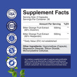 Natures Craft Diosmine Hespéridine 1000 mg – Capsules visibles pour soutenir la circulation des jambes.