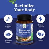 Natures Craft Diosmine Hespéridine 1000 mg – Extrait d’orange amère utilisé dans la formule.